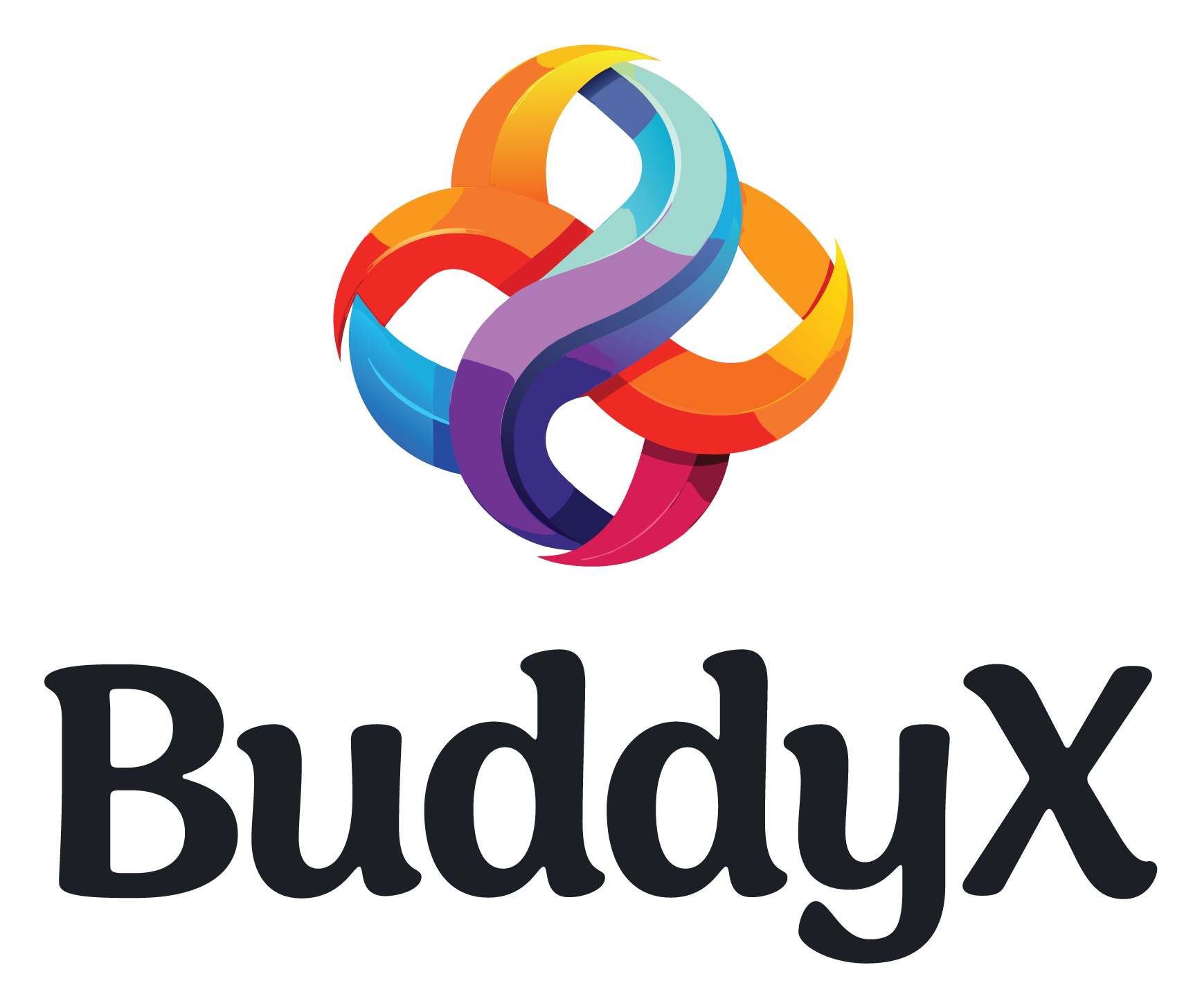 BuddyX Stacked logo