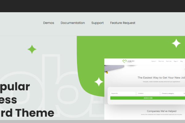 Jobify theme
