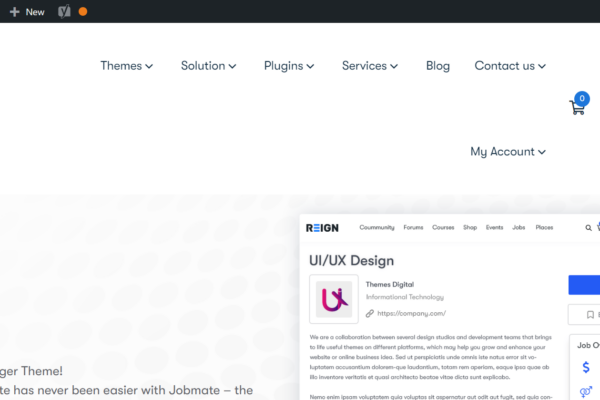 Jobmate theme