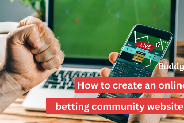 How to create an online betting community website for free using WordPress?