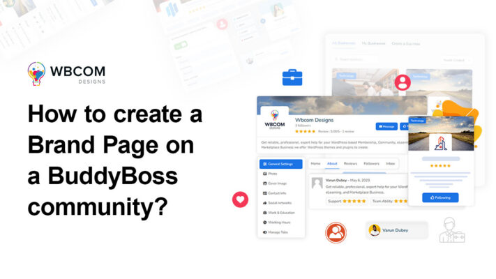 How to Create a Brand Page on a BuddyBoss Community?