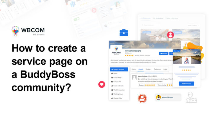 How to Create a Service Page on a BuddyBoss Community?