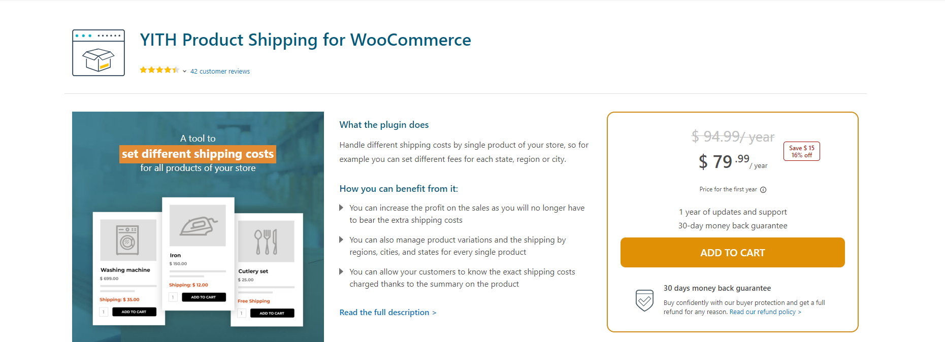 YITH Product Shipping for WooCommerce