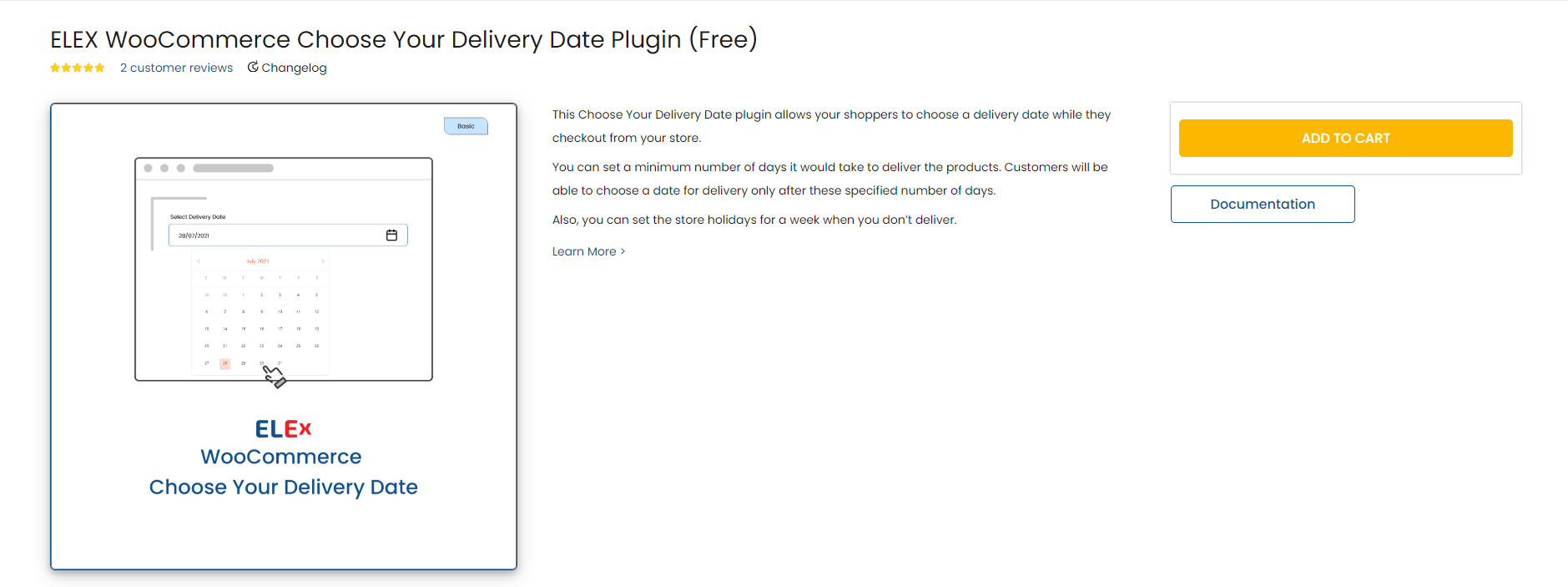 ELEX WooCommerce Choose Your Delivery Date Plugin