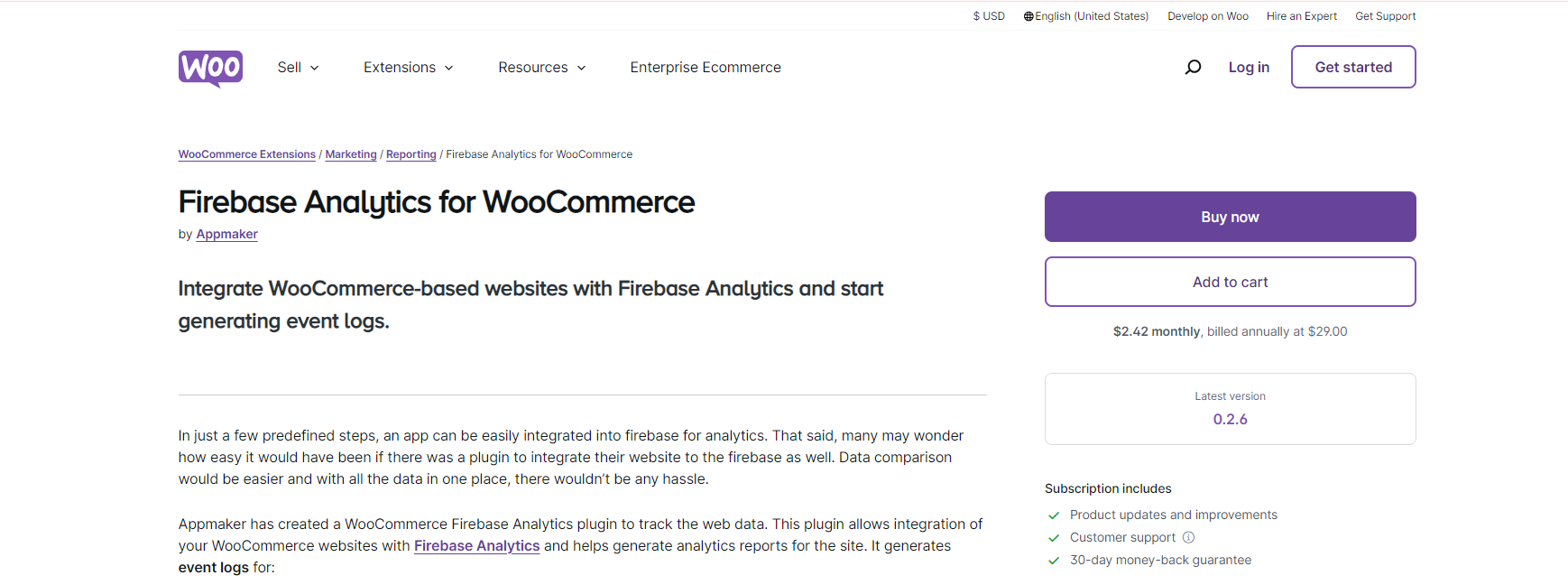 Firebase Analytics for WooCommerce