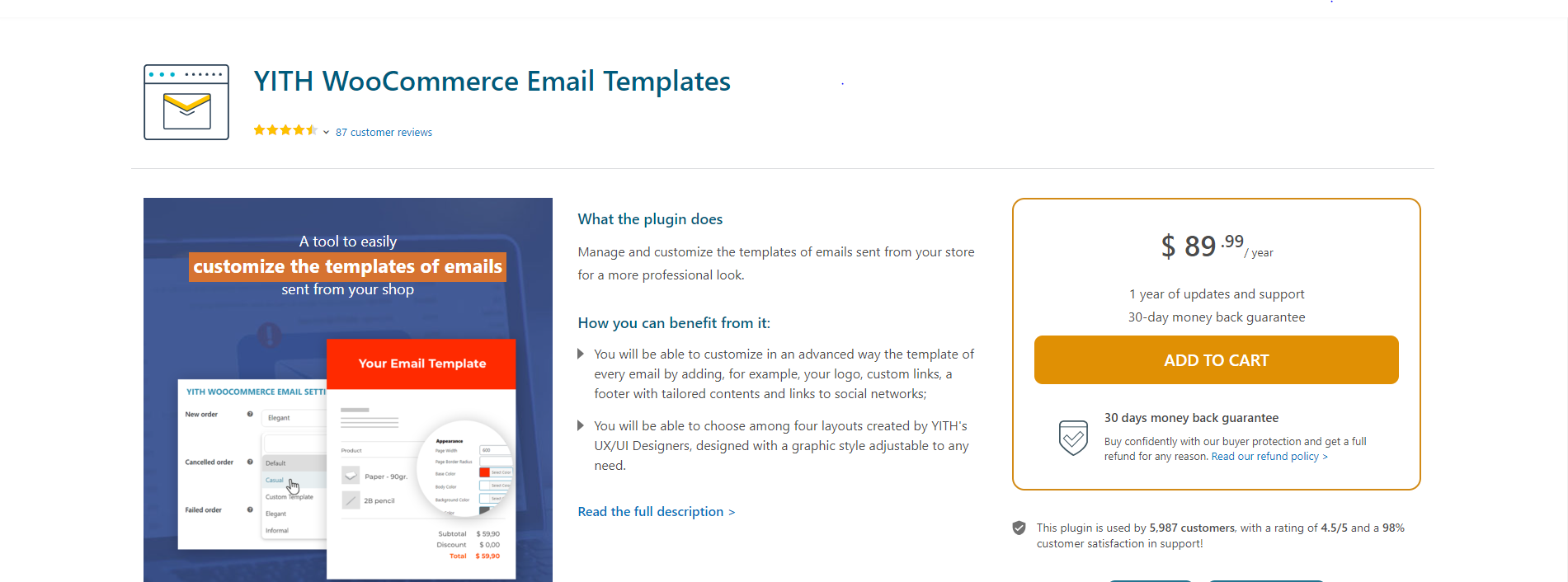 YITH WooCommerce Email Templates