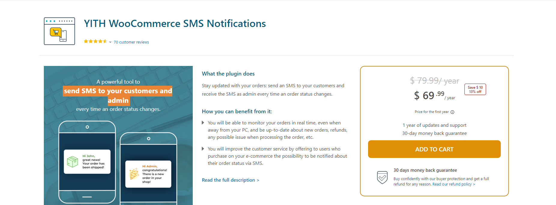 YITH WooCommerce SMS Notifications