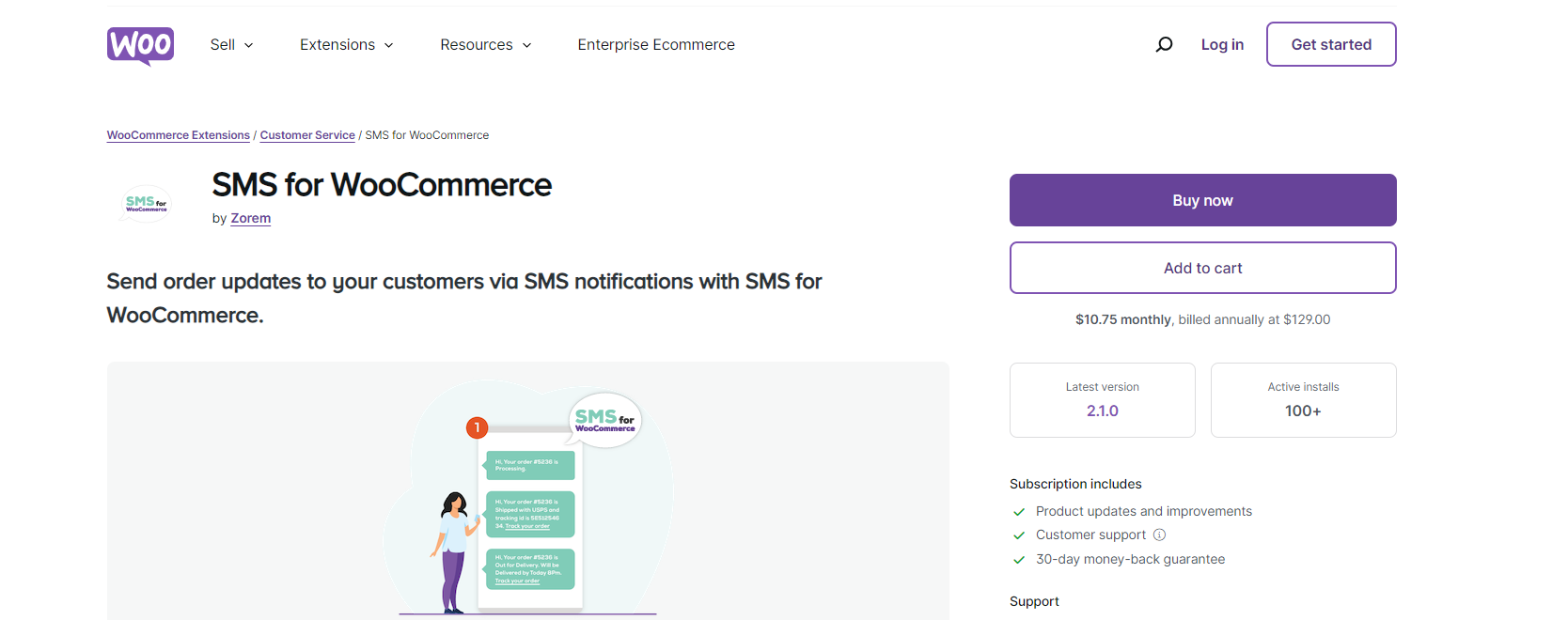 SMS for WooCommerce
