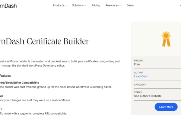 certificate builder,Learndash certificate builder