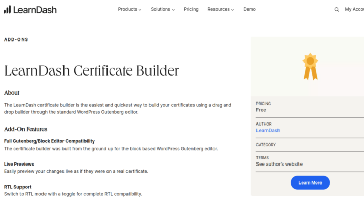 Elevate Your Online Learning Experience with LearnDash Certificate Builder