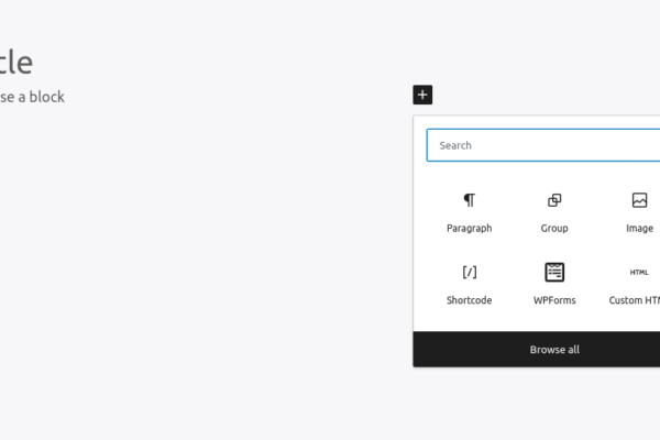 Gutenberg Block Editor