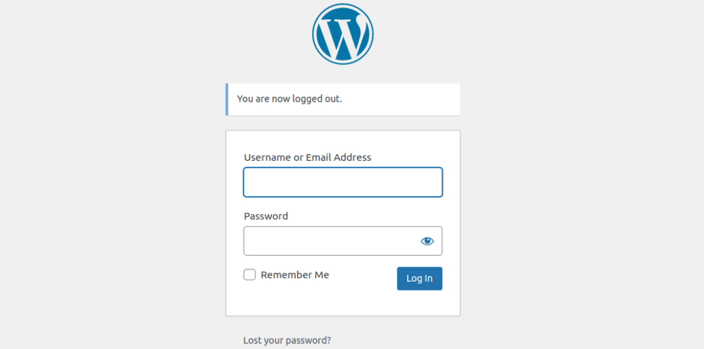 WordPress Login