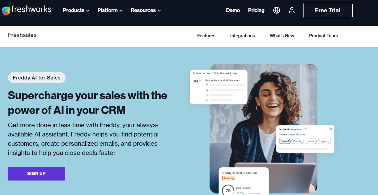 Freshsales AI Sales Assistant
