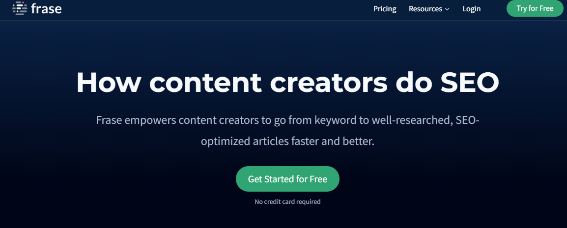 Frase- AI Tools for Affiliate Marketing