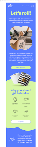 The Welcome Email Template