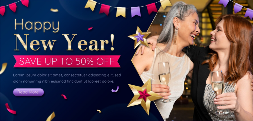 10 Best Free New Year Promotion Designs