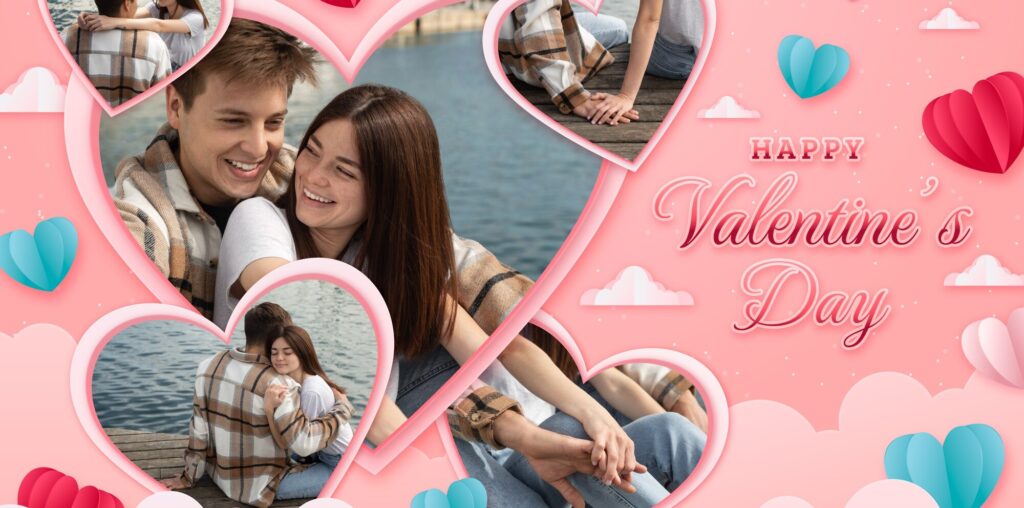 Digital Valentine Collage Maker