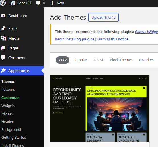 BuddyPress Top Login Bar