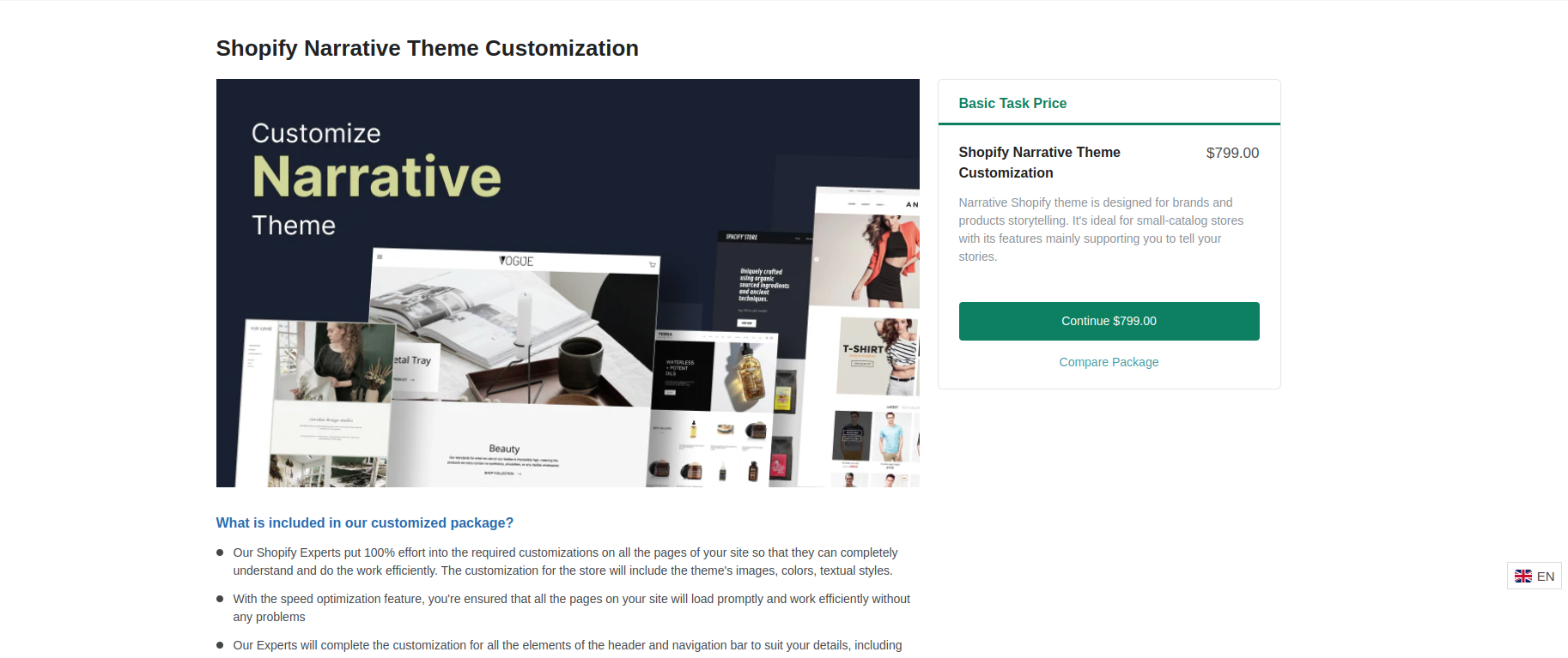 Shopify’s “Narrative”