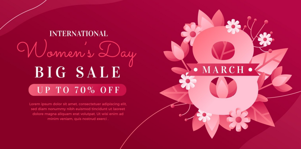 Women's Day Sales Ad Maker
