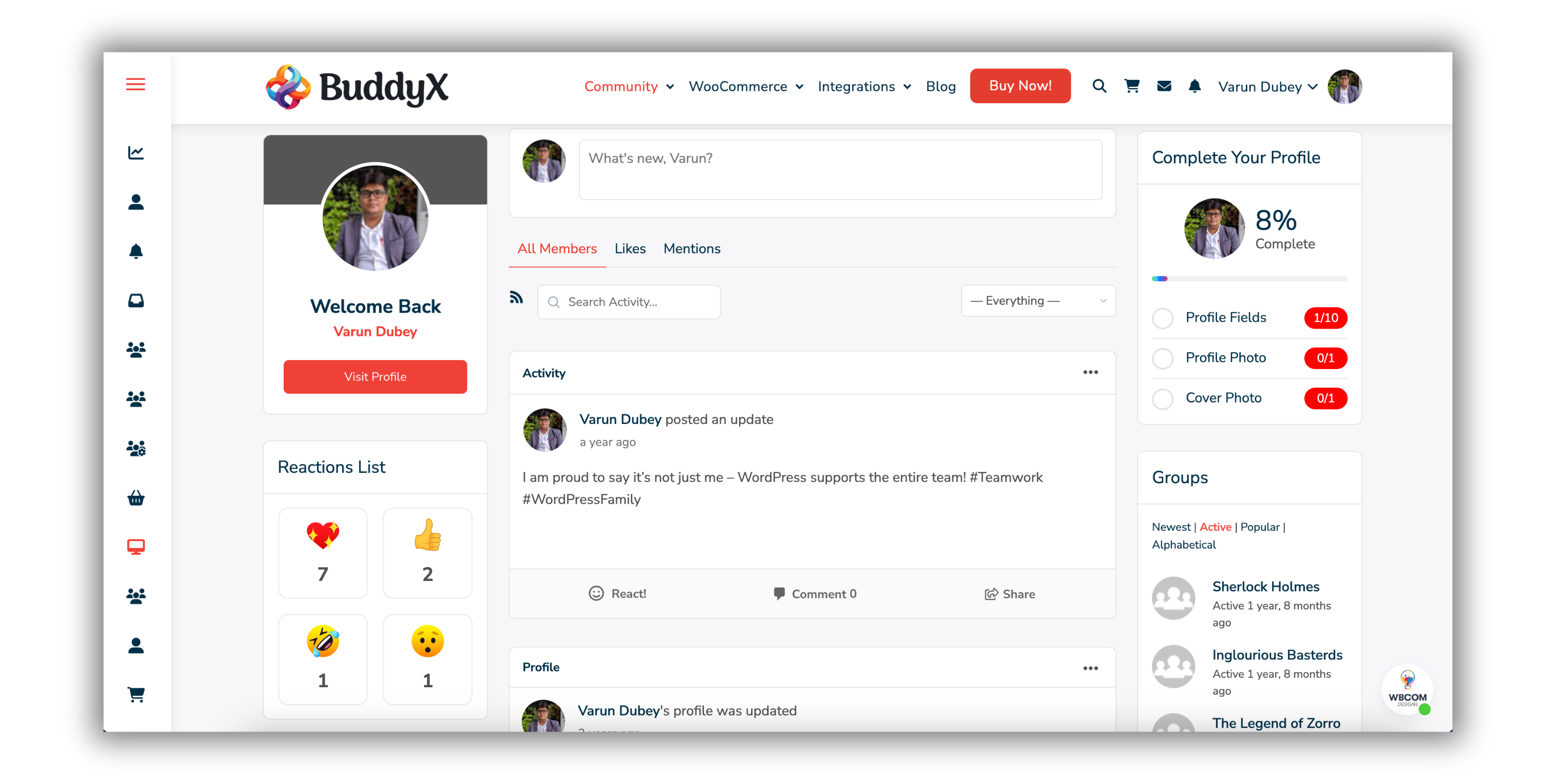 Free Tools Within BuddyX Theme
