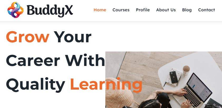 Buddyx: Fastest E-learning WordPress Themes