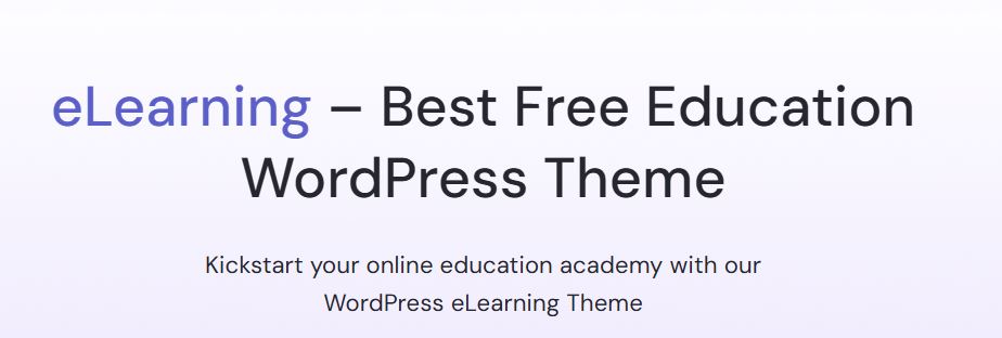 Fastest E-learning WordPress Themes