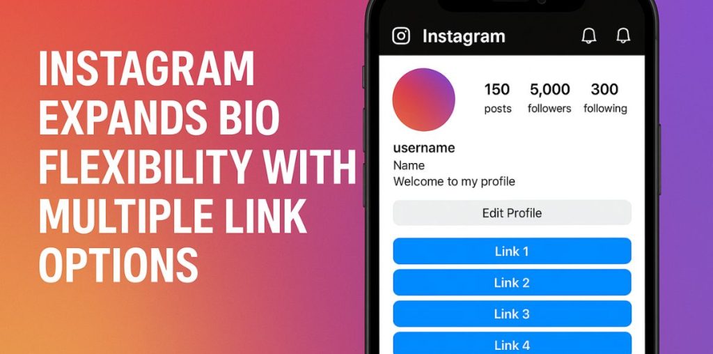 Multiple Links in Instagram Bio
