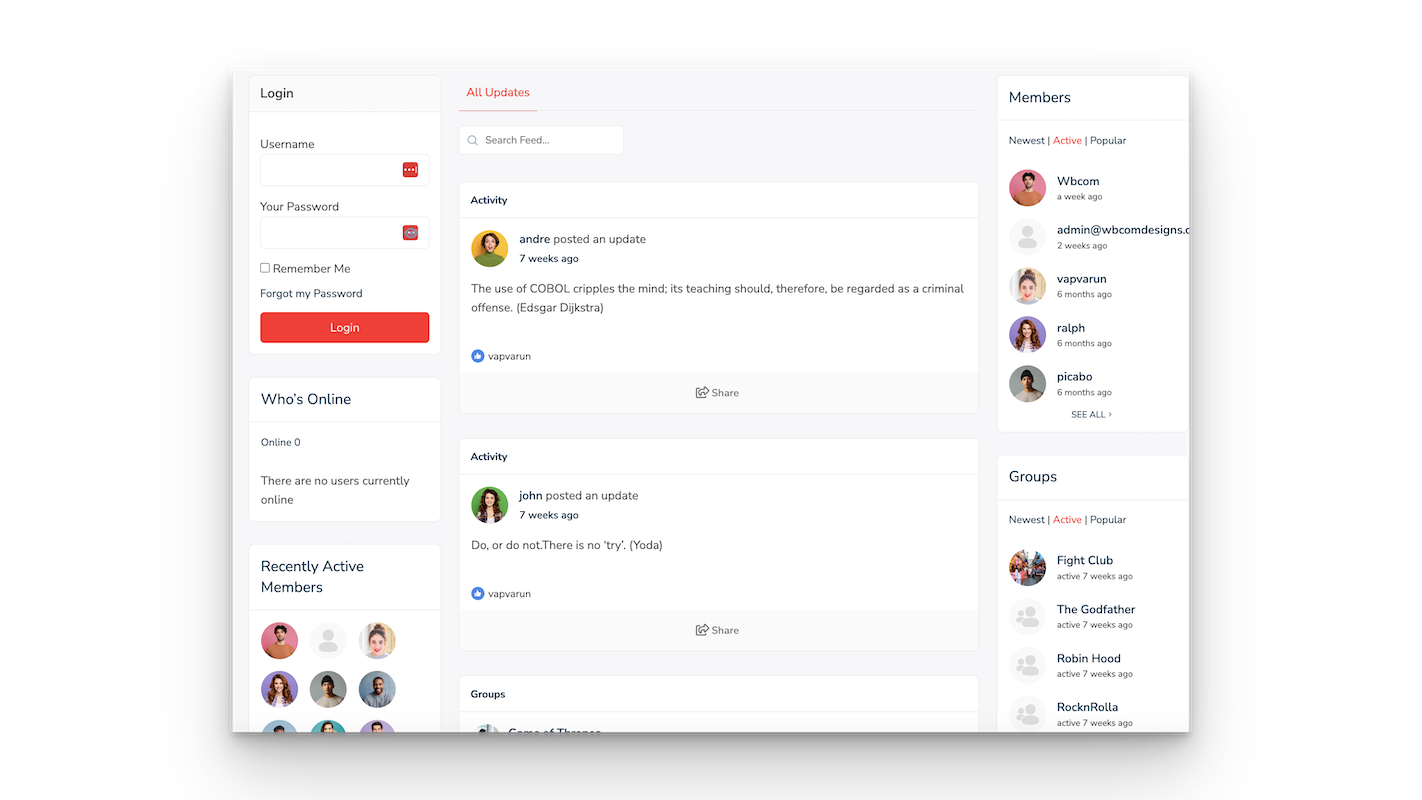 BuddyBoss platform Plugin