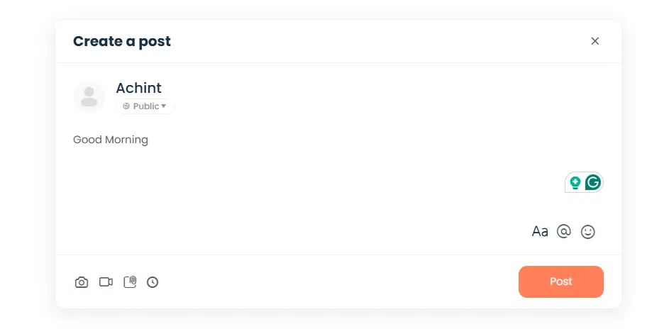 Access the schedule interface