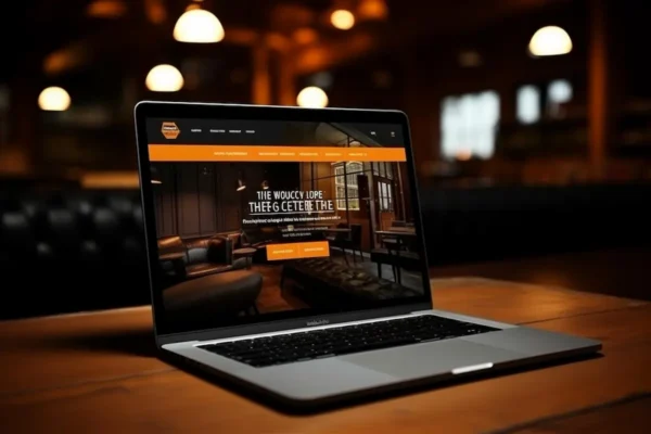 Orange Black Website Design in 2026