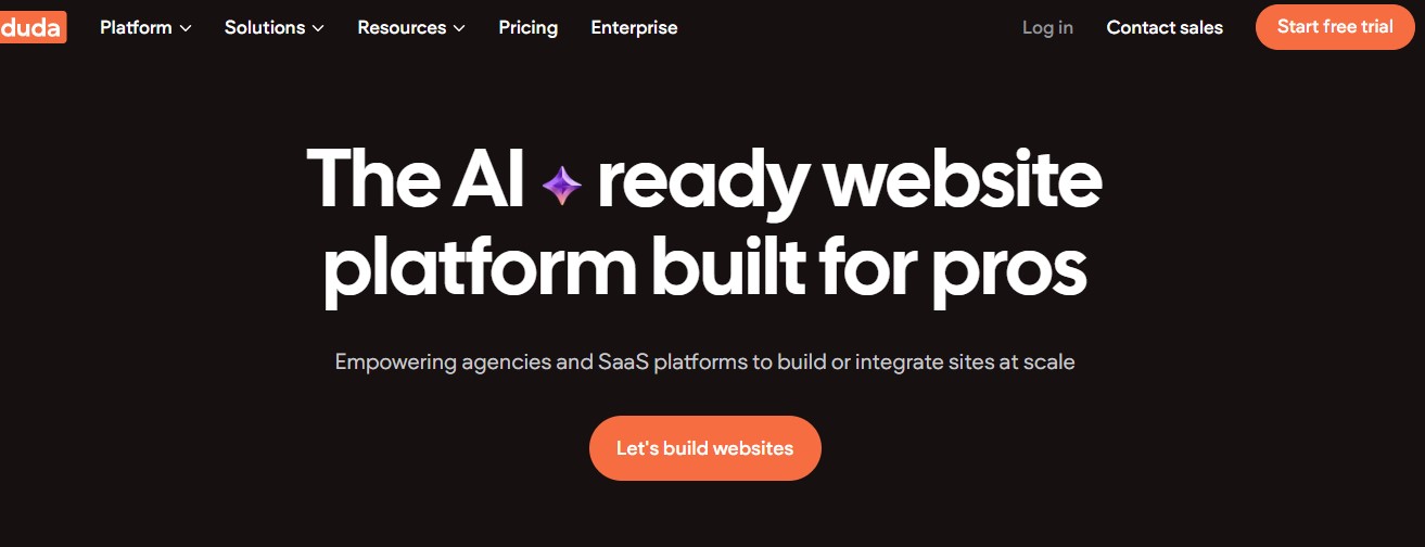 Duda AI- AI Website Builders