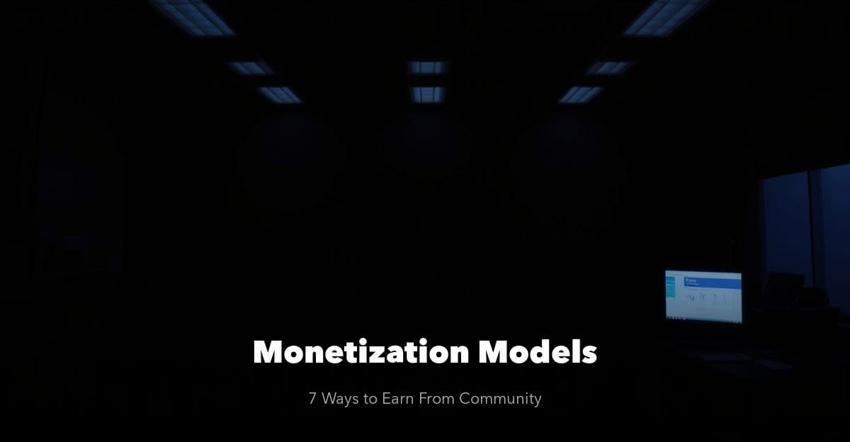 Community monetization models for online platforms