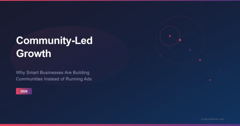 Community-Led Growth Strategy 2026 - Building communities instead of running ads