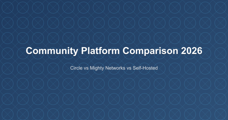 Circle vs Mighty Networks vs Self-Hosted (2026)