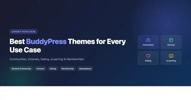 Best BuddyPress Themes 2026: Expert Picks for Communities, Intranets, and Memberships