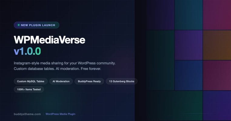 Introducing WPMediaVerse: Instagram-Like Media Sharing for Your WordPress Community