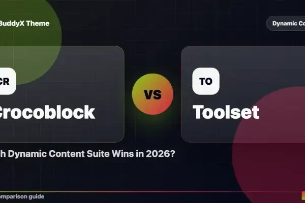 Crocoblock vs Toolset: Which Dynamic Content Suite Wins in 2026? comparison graphic