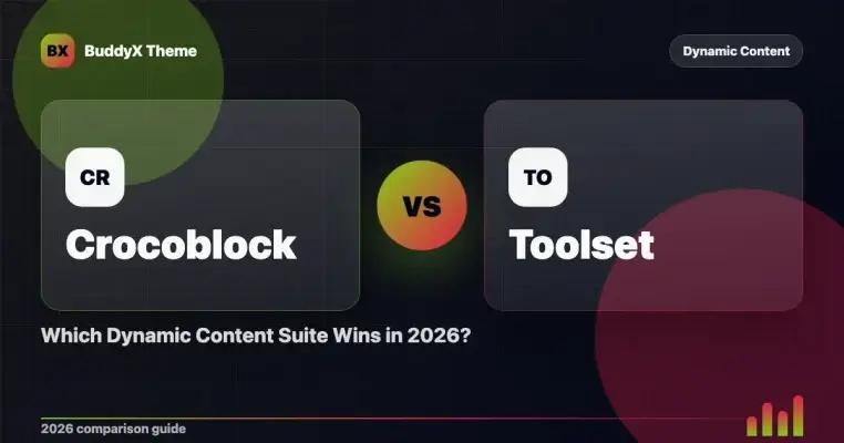 Crocoblock vs Toolset: Which Dynamic Content Suite Wins in 2026?