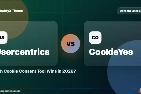 Usercentrics vs CookieYes: Which Cookie Consent Tool Wins in 2026? comparison graphic