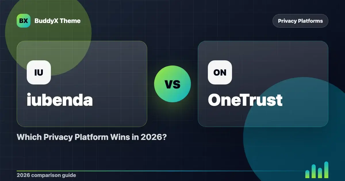 iubenda vs OneTrust: Which Privacy Platform Wins in 2026? comparison graphic