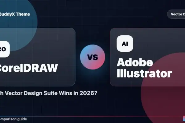 CorelDRAW vs Adobe Illustrator: Which Vector Design Suite Wins in 2026? comparison graphic