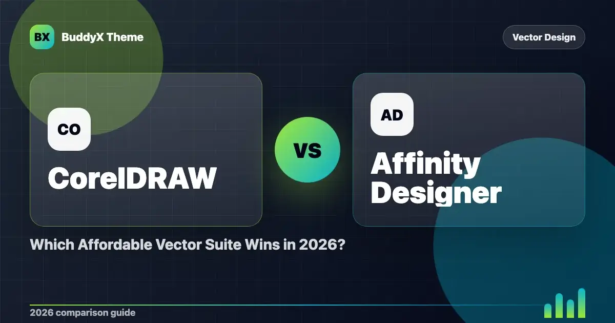 CorelDRAW vs Affinity Designer: Which Affordable Vector Suite Wins in 2026? comparison graphic
