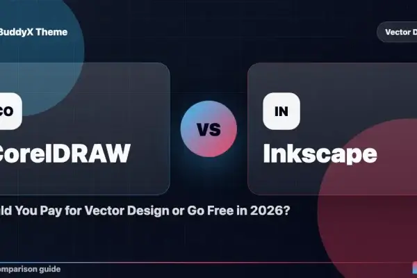 CorelDRAW vs Inkscape: Should You Pay for Vector Design or Go Free in 2026? comparison graphic