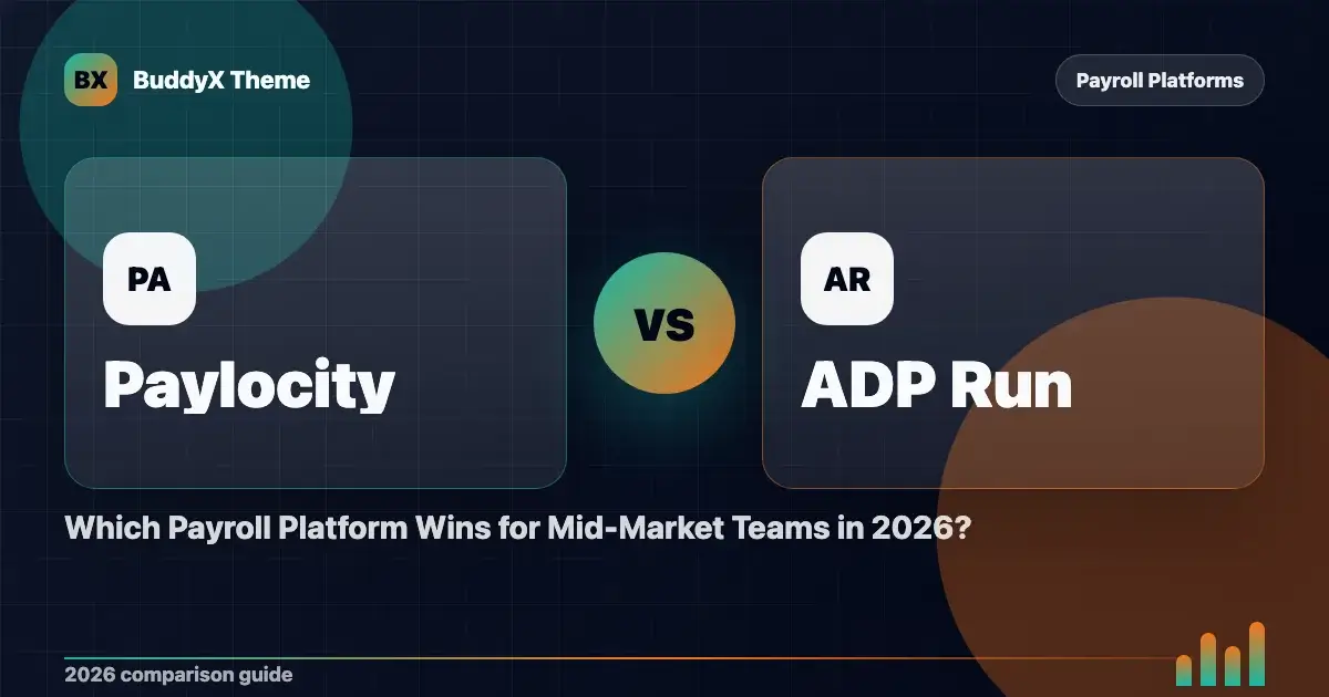 Paylocity vs ADP Run: Which Payroll Platform Wins for Mid-Market Teams in 2026? comparison graphic