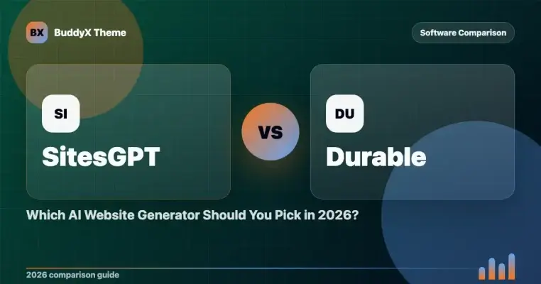 SitesGPT vs Durable: Which AI Website Generator Should You Pick in 2026?