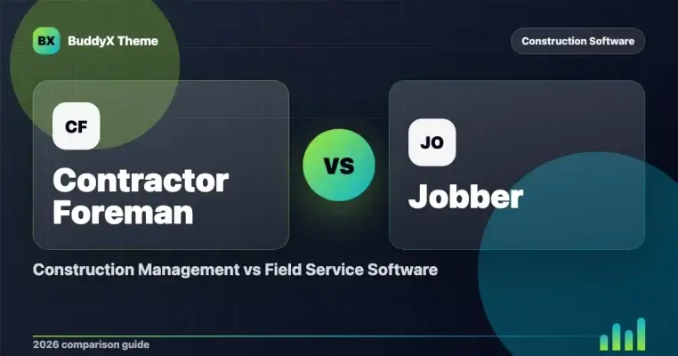 Contractor Foreman vs Jobber: Construction Management vs Field Service Software