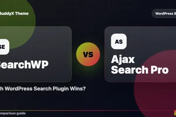 SearchWP vs Ajax Search Pro: Which WordPress Search Plugin Wins? comparison graphic