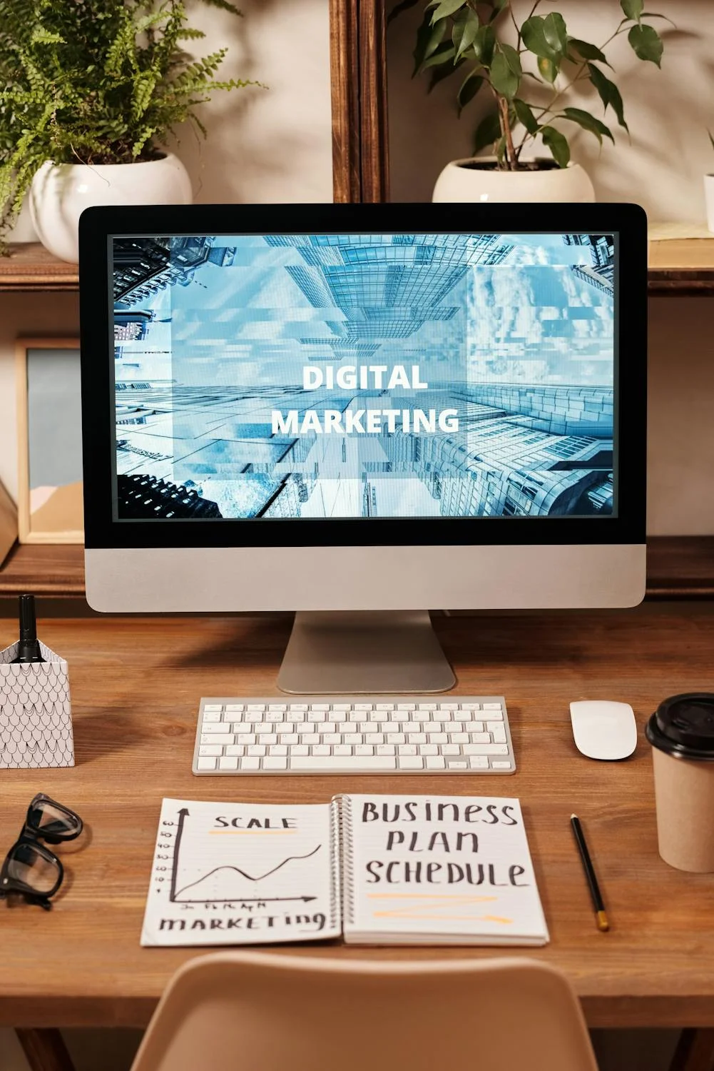 Business owner using free CRM for sales tracking