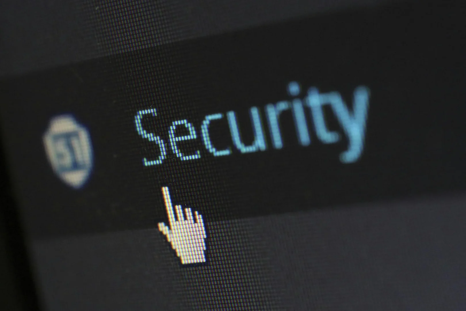 Digital security concept with lock symbol representing secure cloud storage for business